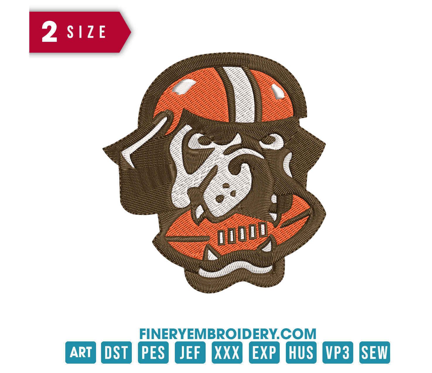 Cleveland Browns 5 : Embroidery Design - FineryEmbroidery